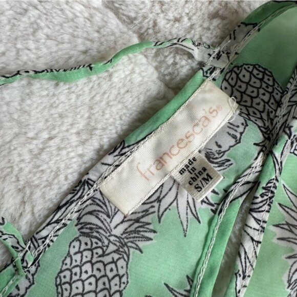 Francesca’s | Green Chevelle Pineapple Swim Cover-Up | Size Small, Medium - Picture 5 of 8